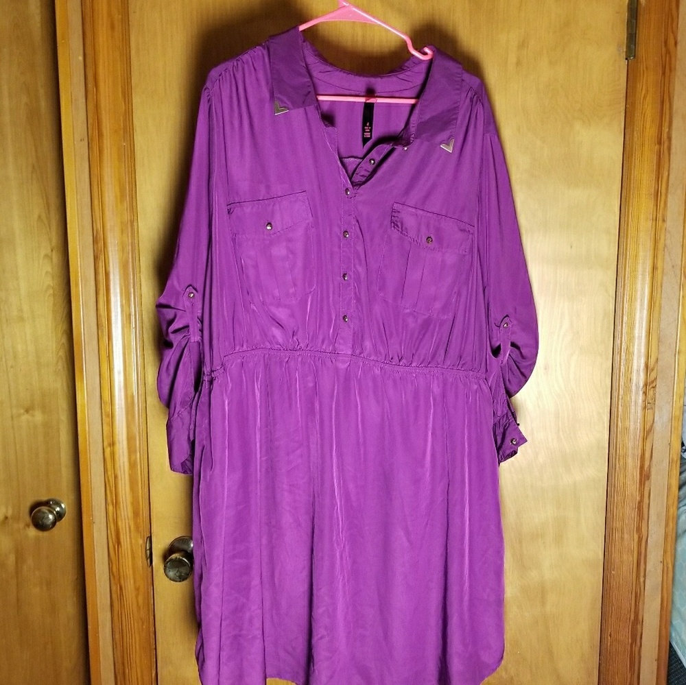 FINAL PRICE💜Purple studded dress💜